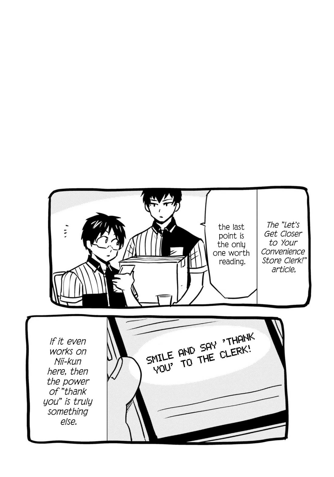 Nietzsche-sensei - Konbini ni, Satori Sedai no Shinjin ga Maiorita Chapter 80 page 24 - Chapter 80: Love Story, Out of Nowhere