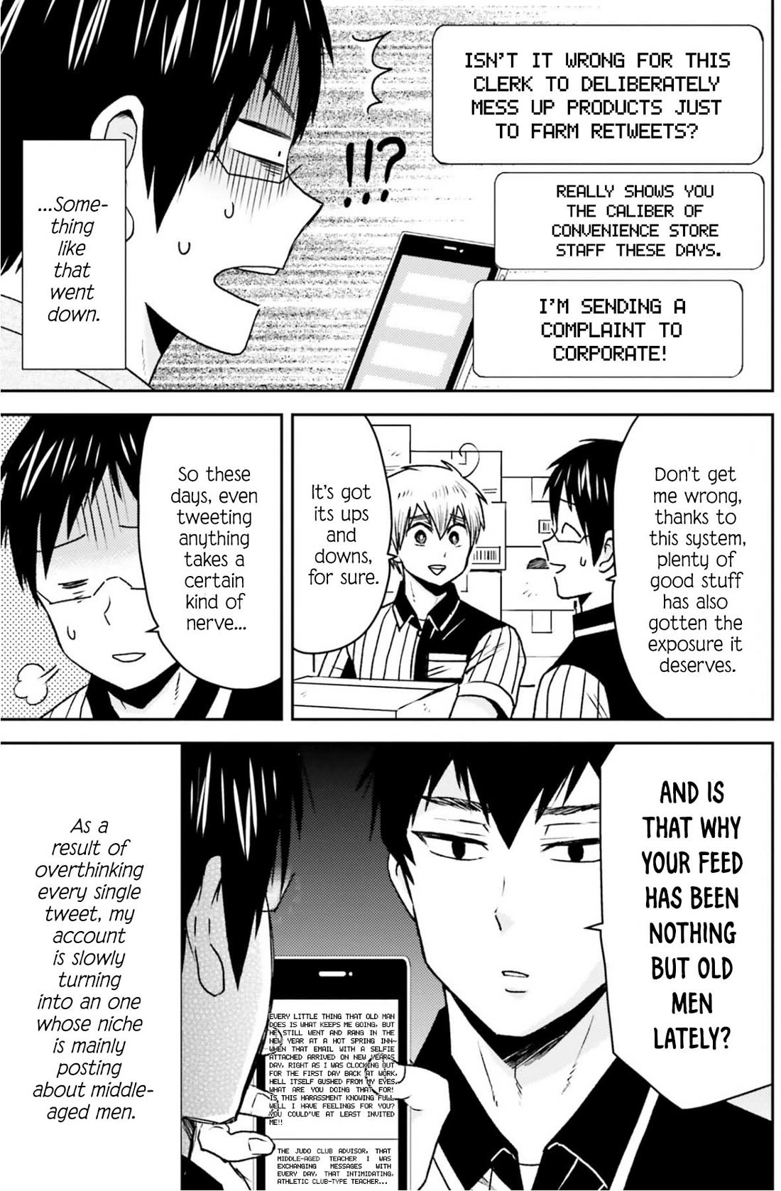 Nietzsche-sensei - Konbini ni, Satori Sedai no Shinjin ga Maiorita Chapter 81 page 4 - Chapter 81: From the Murky Depths of Social Media