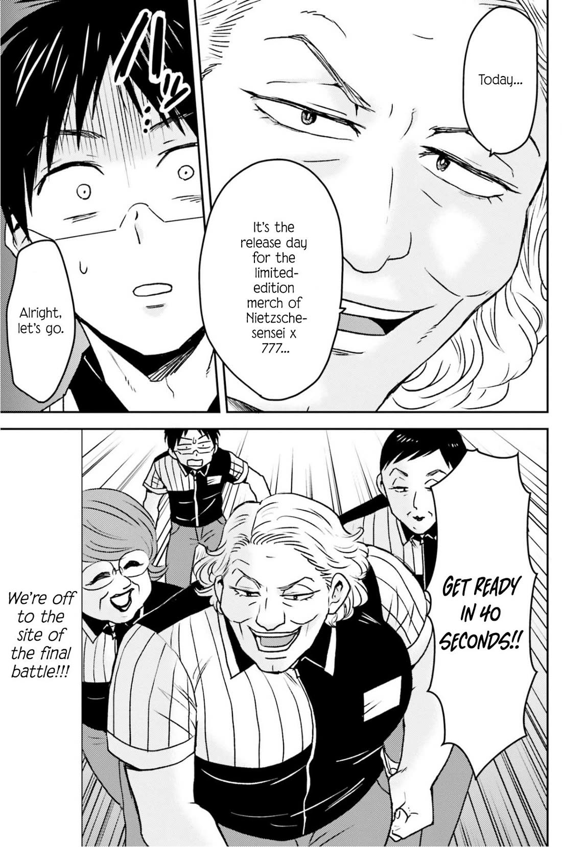 Nietzsche-sensei - Konbini ni, Satori Sedai no Shinjin ga Maiorita Chapter 82 page 8 - Chapter 82: A Flower Blooming on the Battlefield