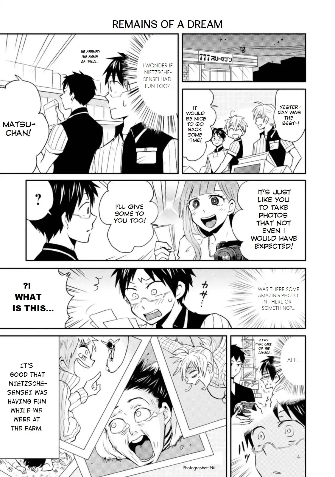 Nietzsche-sensei - Konbini ni, Satori Sedai no Shinjin ga Maiorita Chapter 9 page 16 - Chapter 9: 9 Hours: Our Paid Vacation