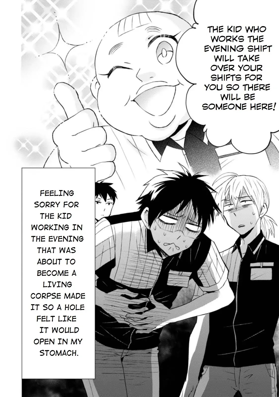 Nietzsche-sensei - Konbini ni, Satori Sedai no Shinjin ga Maiorita Chapter 9 page 2 - Chapter 9: 9 Hours: Our Paid Vacation