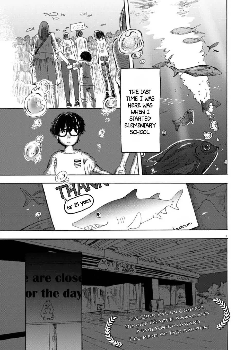 Night at the Aquarium Chapter 0 page 1 - Chapter 0: Oneshot