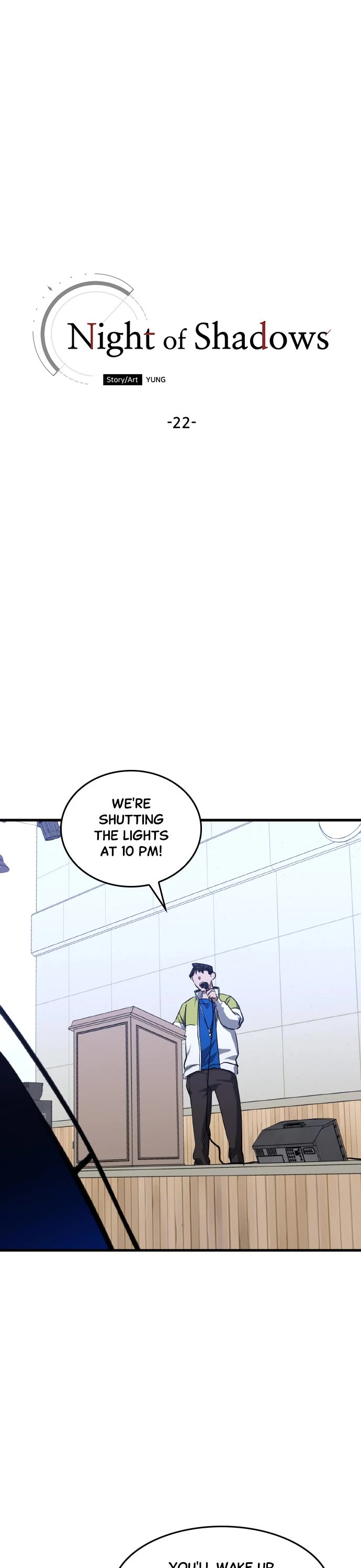 Night of Shadows Chapter 22 page 1 - Chapter 22