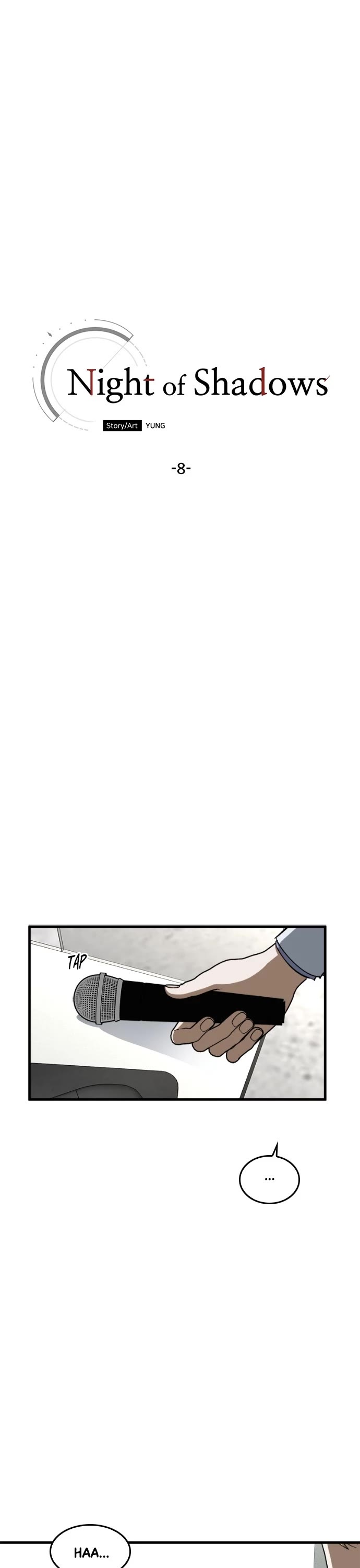 Night of Shadows Chapter 8 page 1 - Chapter 8: Episode 8