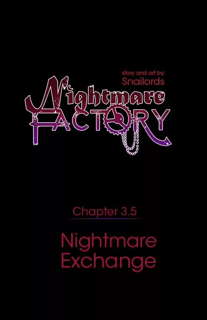 Nightmare Factory Chapter 3.5 page 1 - Chapter 3.5