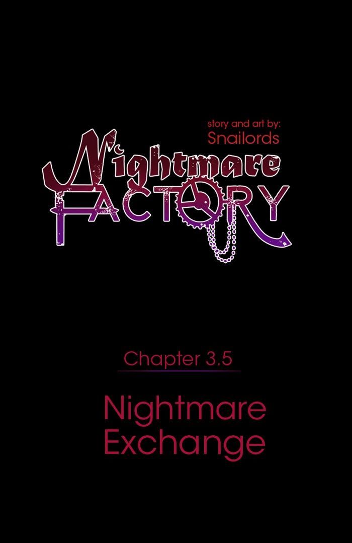 Nightmare Factory Chapter 7 page 1 - Chapter 7