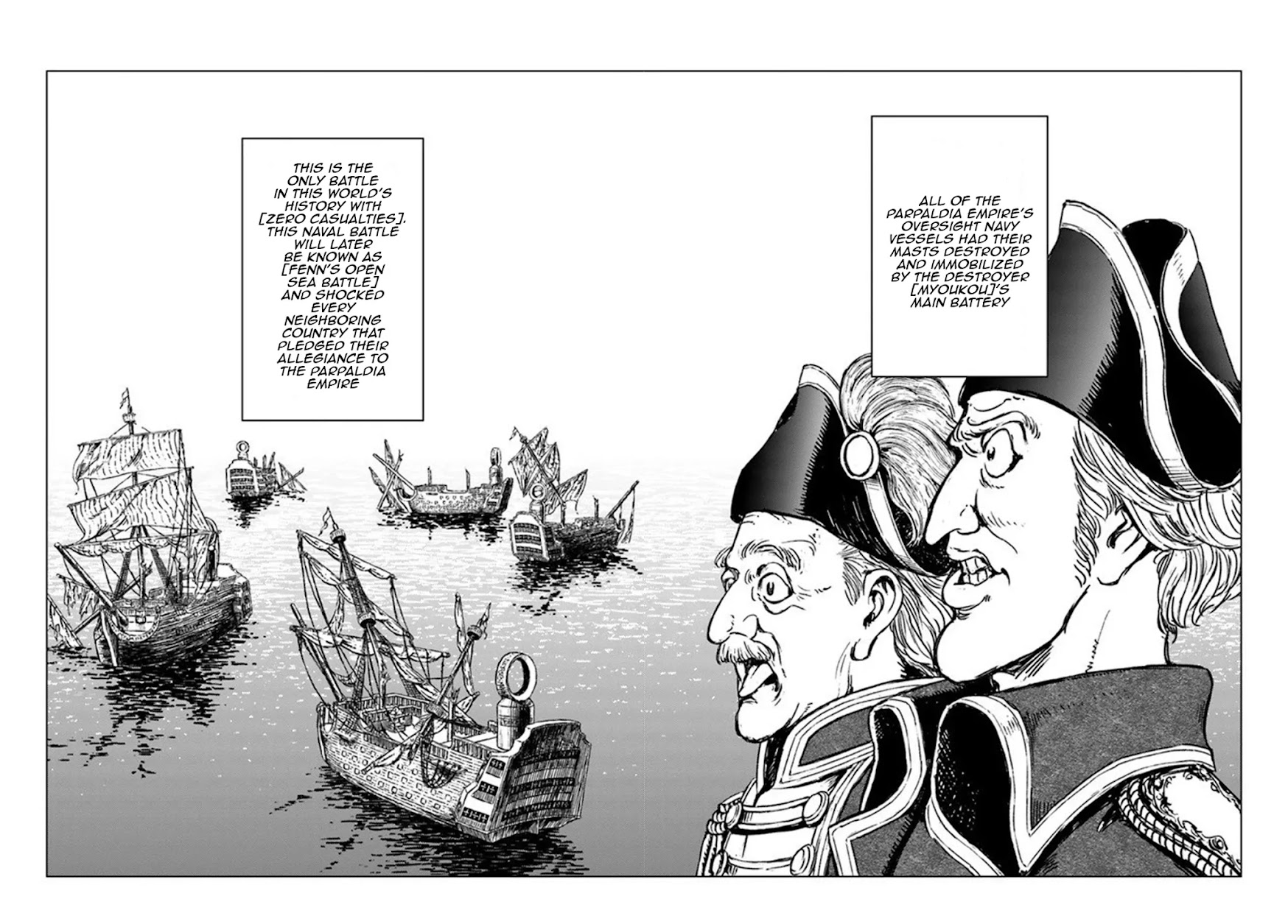 Nihonkoku Shoukan Chapter 21 page 12 - Chapter 21: Fenn's Open Sea Battle