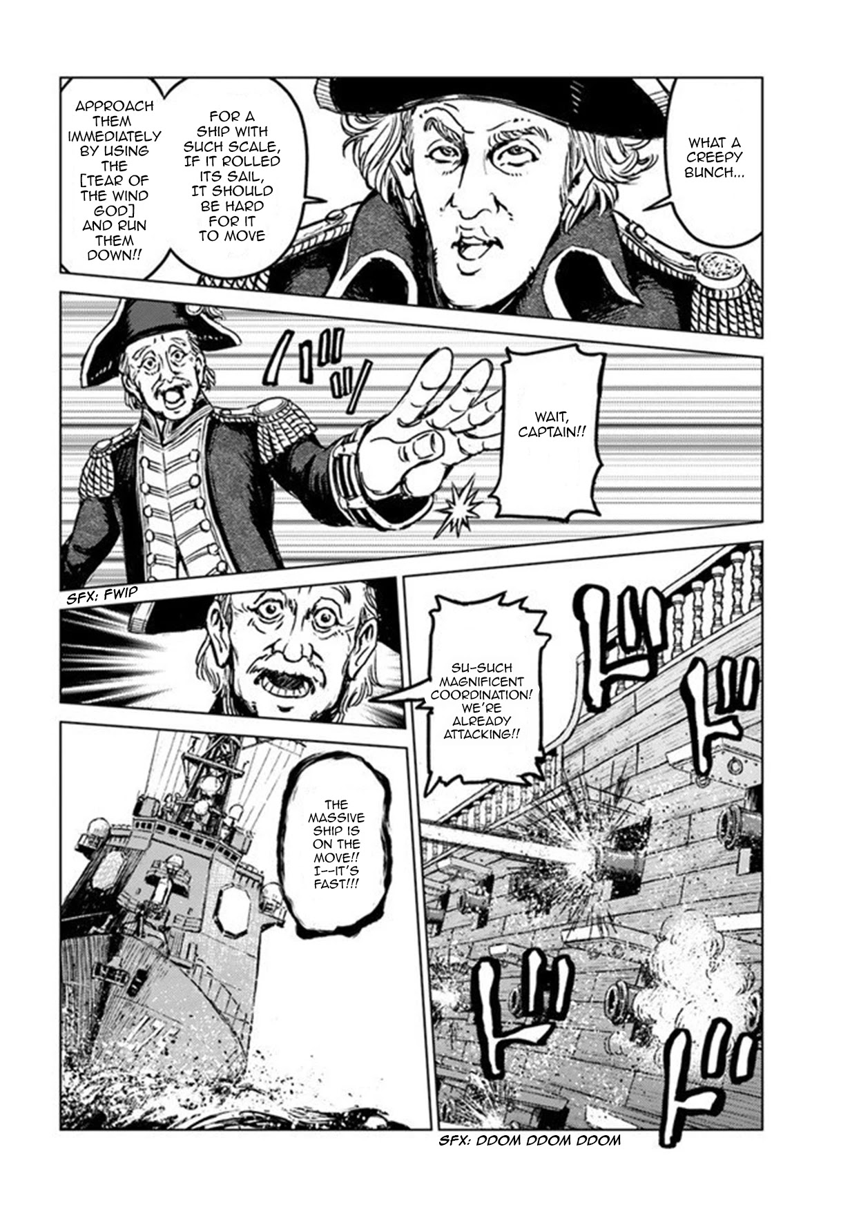Nihonkoku Shoukan Chapter 21 page 6 - Chapter 21: Fenn's Open Sea Battle