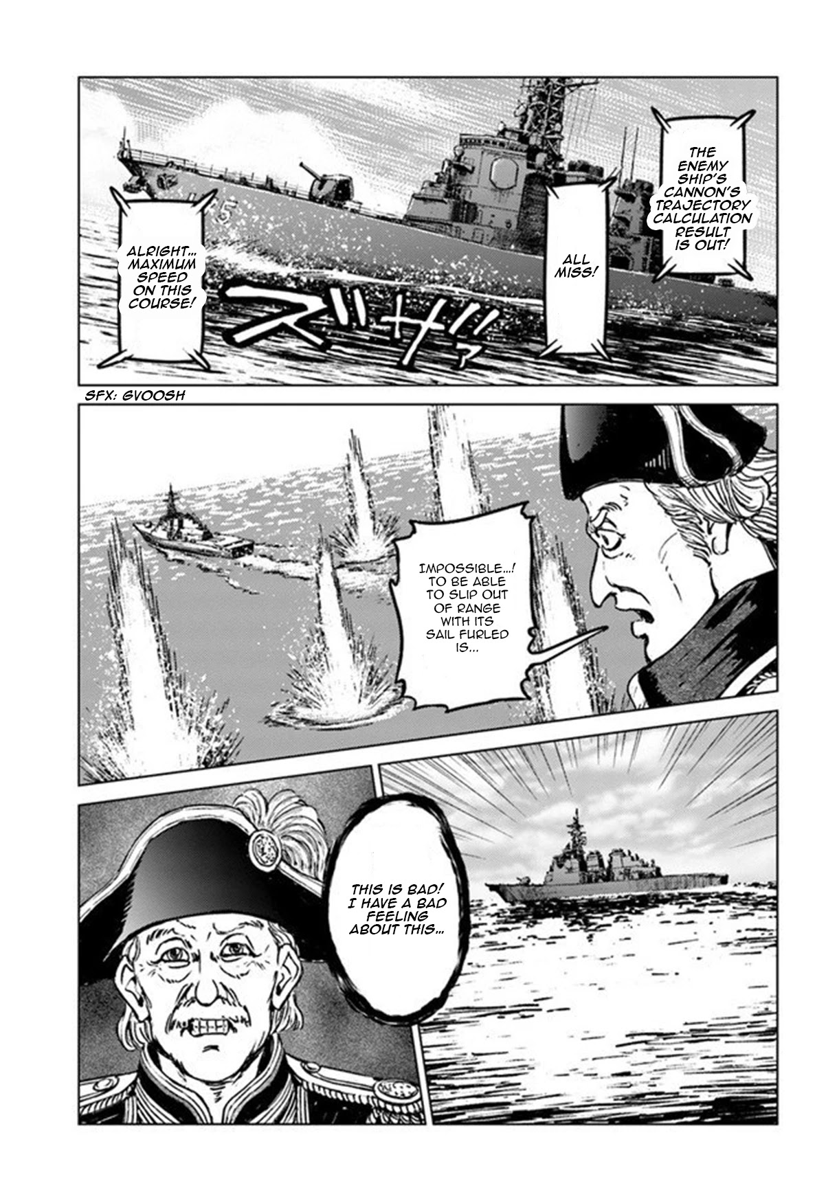 Nihonkoku Shoukan Chapter 21 page 7 - Chapter 21: Fenn's Open Sea Battle