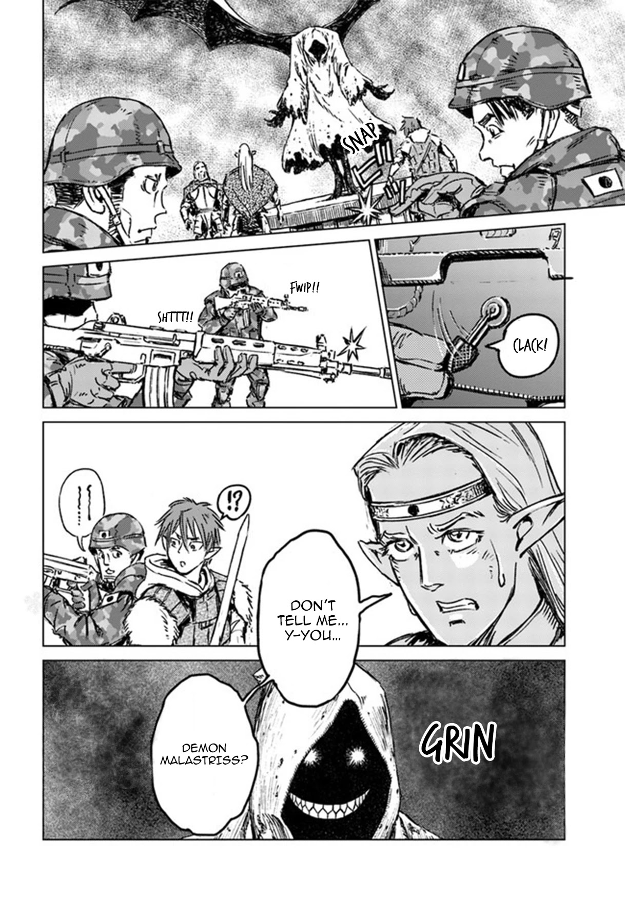 Nihonkoku Shoukan Chapter 22 page 10 - Chapter 22: Vanguard Platoon, Moving In!