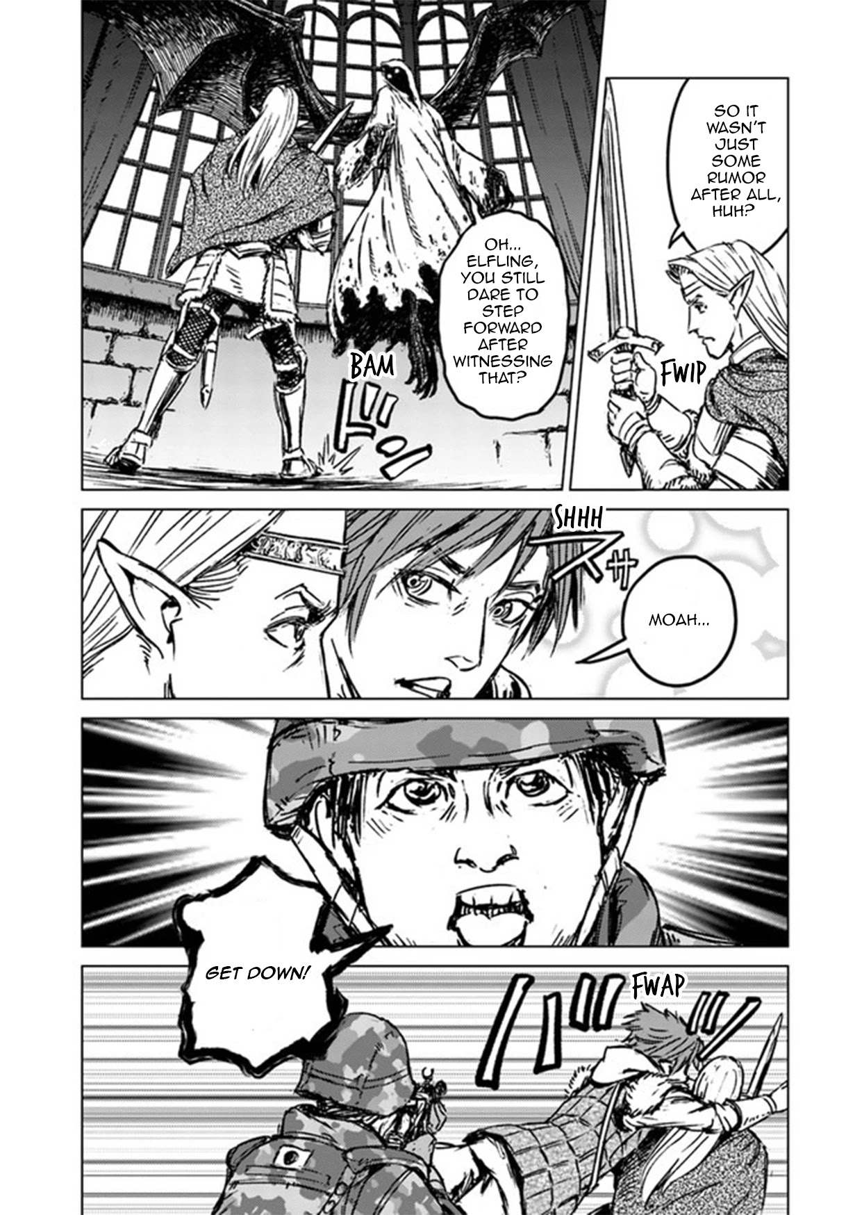 Nihonkoku Shoukan Chapter 22 page 13 - Chapter 22: Vanguard Platoon, Moving In!