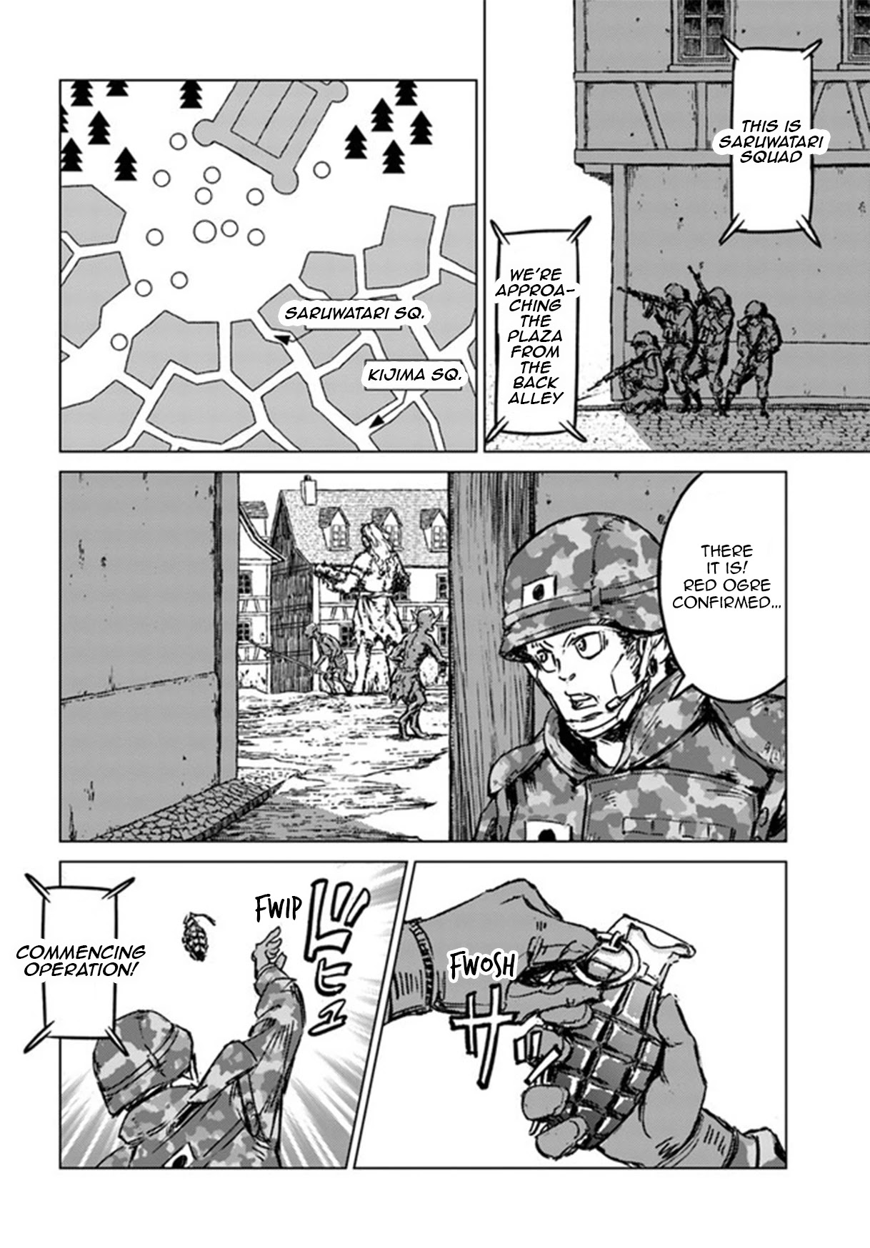 Nihonkoku Shoukan Chapter 22 page 25 - Chapter 22: Vanguard Platoon, Moving In!