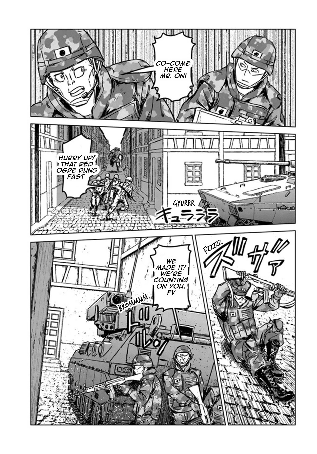 Nihonkoku Shoukan Chapter 22 page 28 - Chapter 22: Vanguard Platoon, Moving In!
