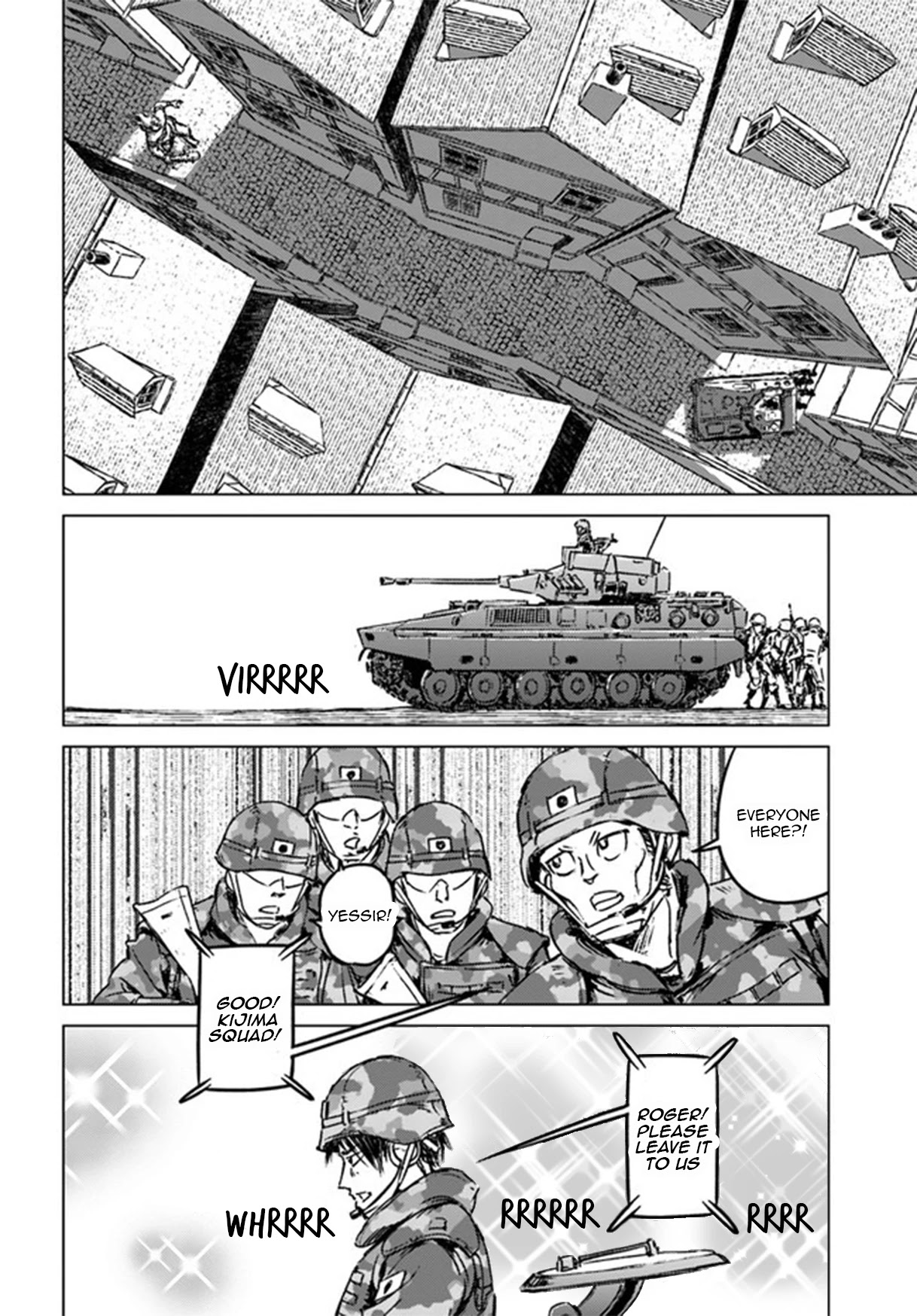 Nihonkoku Shoukan Chapter 22 page 29 - Chapter 22: Vanguard Platoon, Moving In!