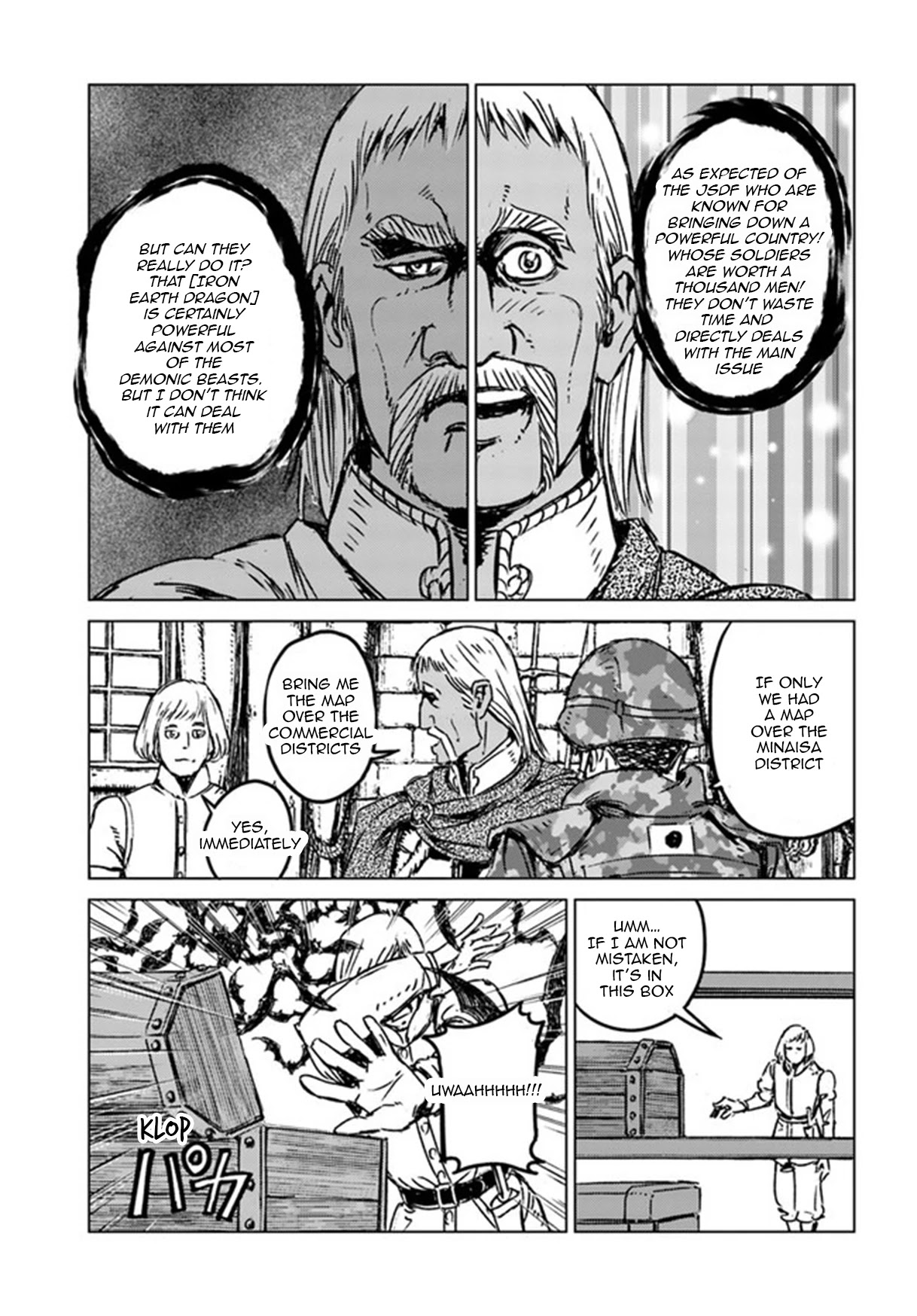 Nihonkoku Shoukan Chapter 22 page 7 - Chapter 22: Vanguard Platoon, Moving In!