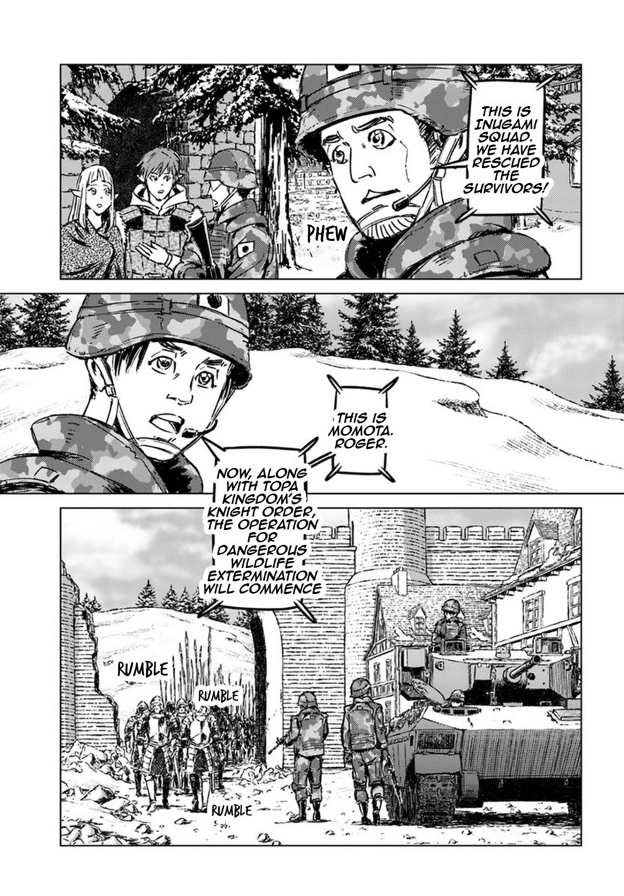 Nihonkoku Shoukan Chapter 23 page 16 - Chapter 23: Recapturing the Minaisa District