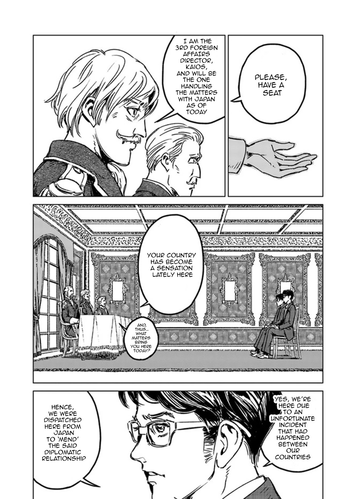 Nihonkoku Shoukan Chapter 29 page 23 - Chapter 29: Imperial Conference
