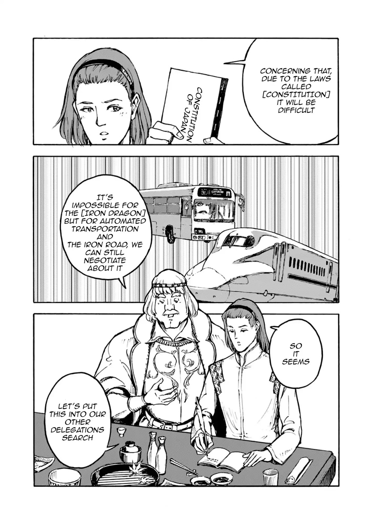 Nihonkoku Shoukan Chapter 3 page 5 - Chapter 3: Establishing Diplomacy