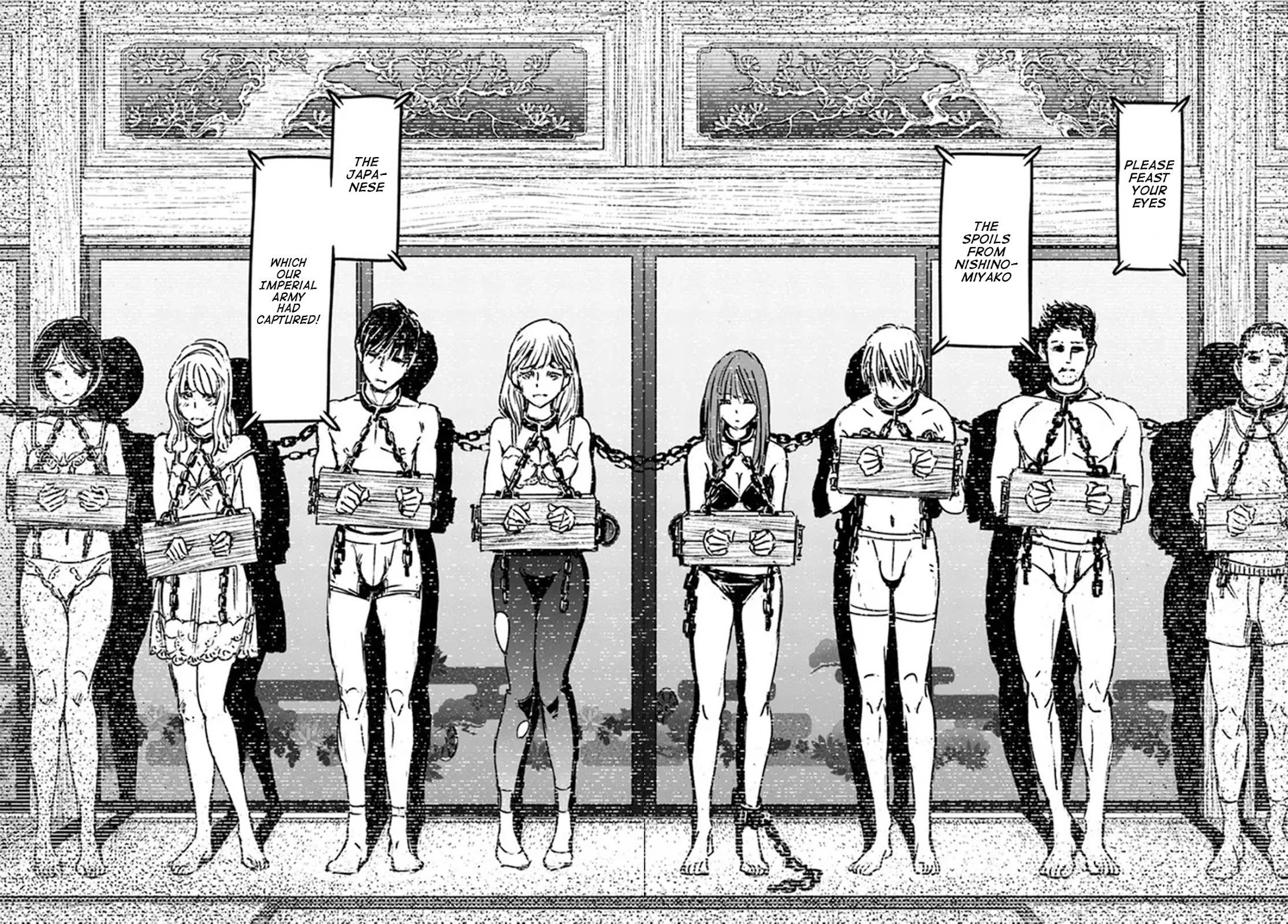 Nihonkoku Shoukan Chapter 31 page 12 - Chapter 31: The Japanese Massacre