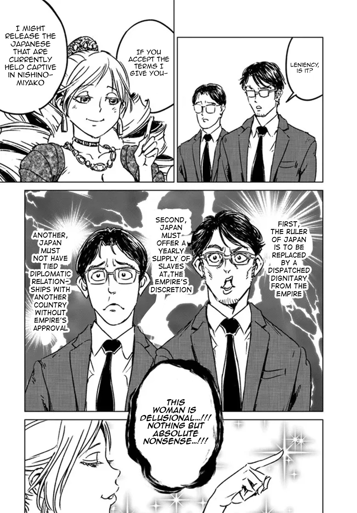 Nihonkoku Shoukan Chapter 31 page 15 - Chapter 31: The Japanese Massacre