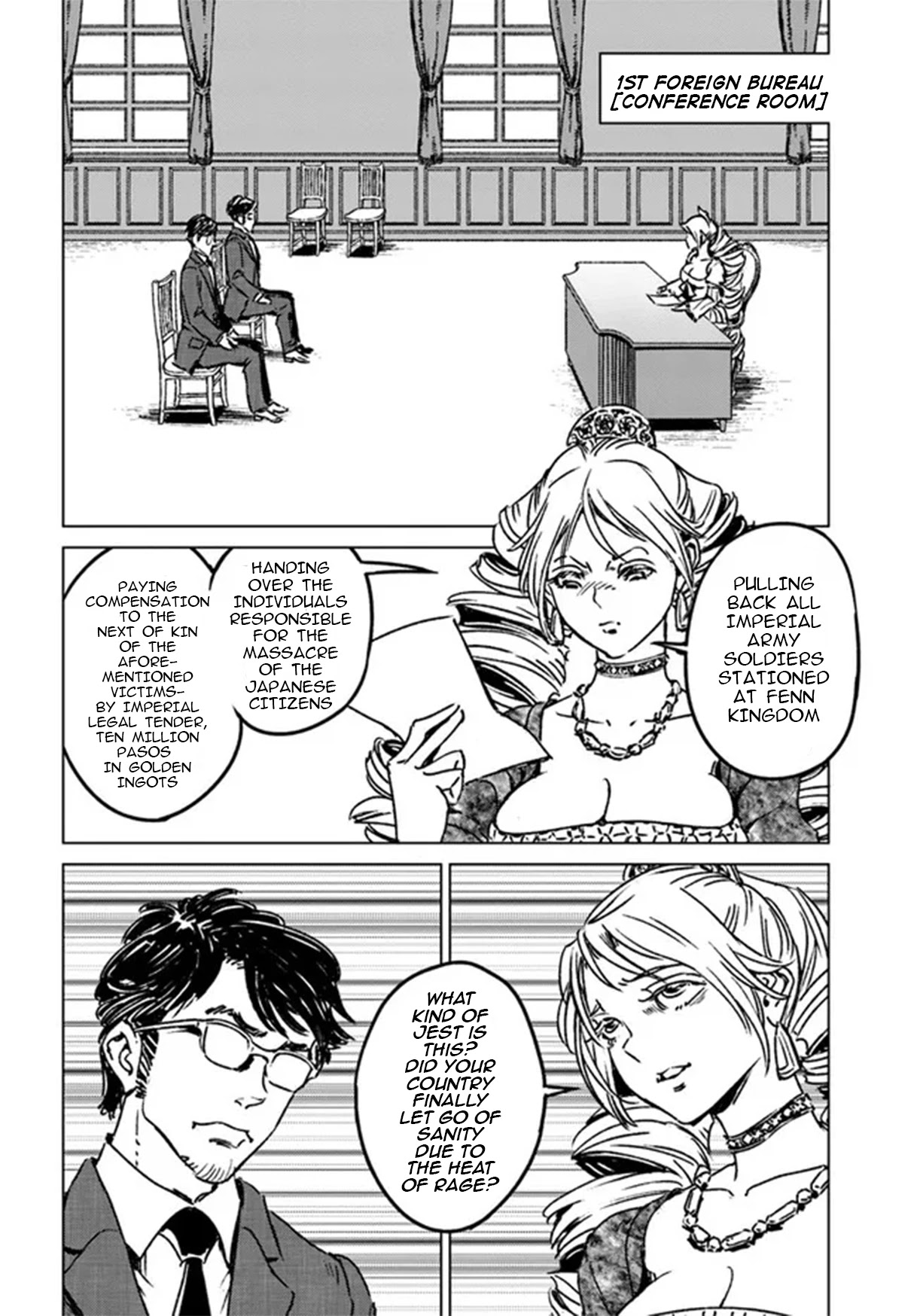 Nihonkoku Shoukan Chapter 32 page 7 - Chapter 32: Ultimatum