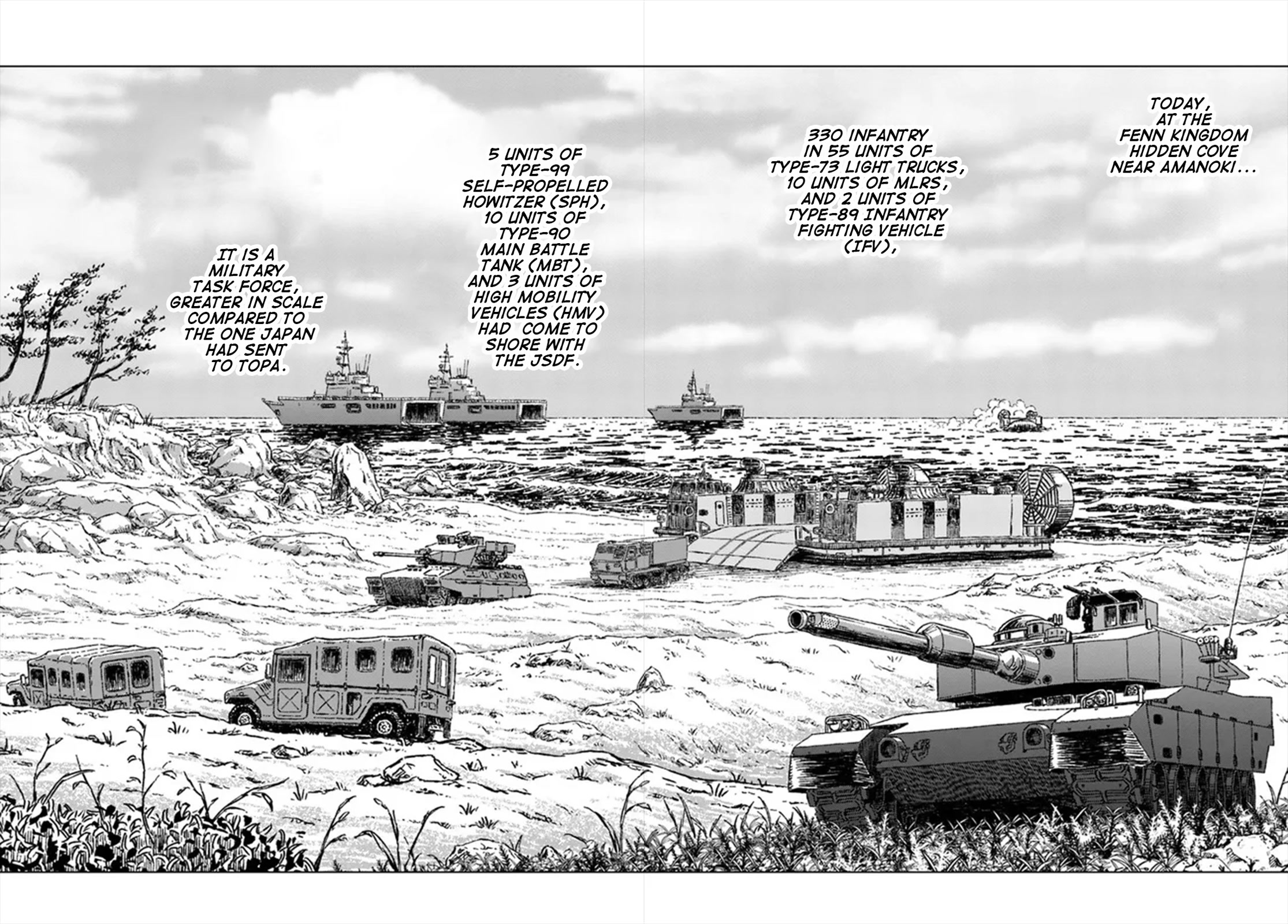 Nihonkoku Shoukan Chapter 33 page 35 - Chapter 33: Preemptive Strike