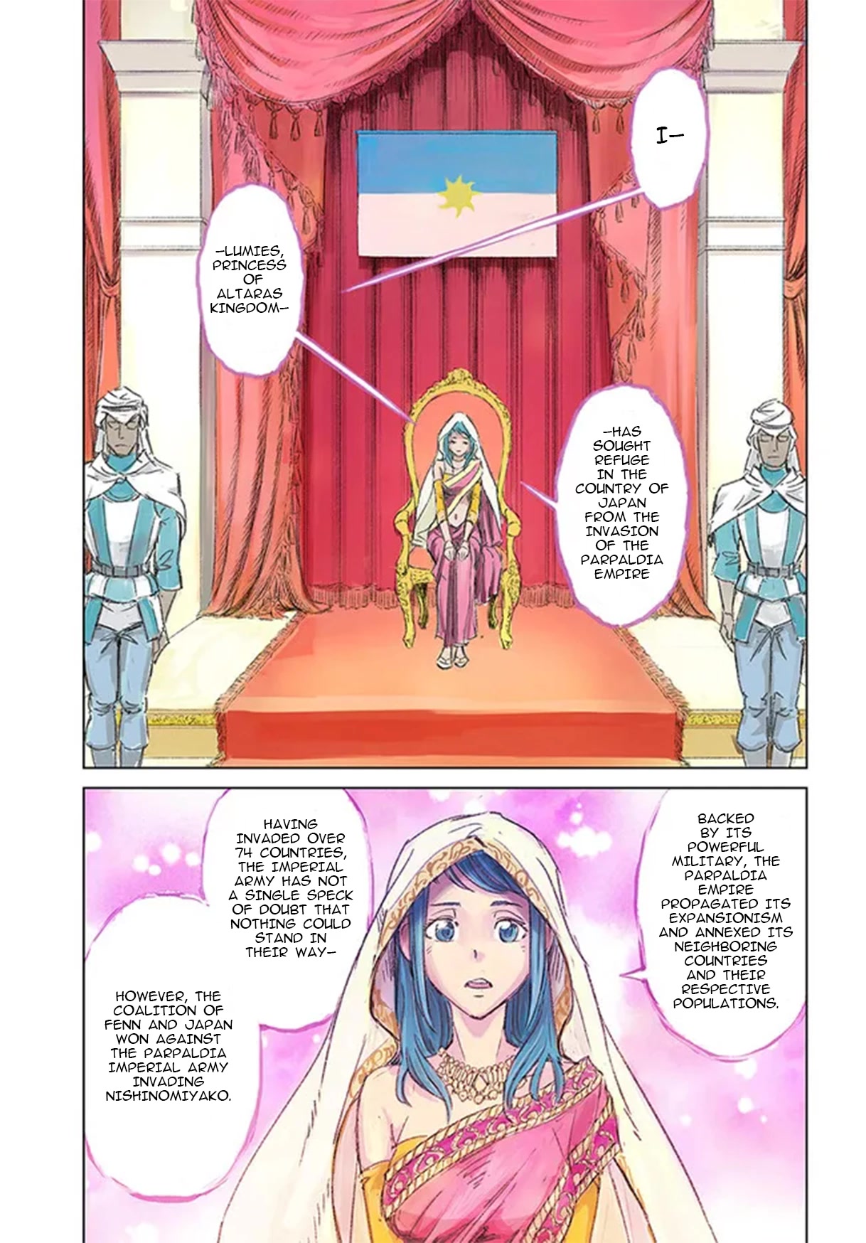 Nihonkoku Shoukan Chapter 36 page 2 - Chapter 36: Lumies' Declaration