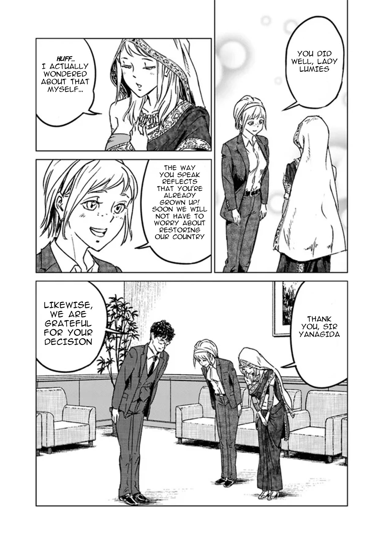 Nihonkoku Shoukan Chapter 36 page 5 - Chapter 36: Lumies' Declaration