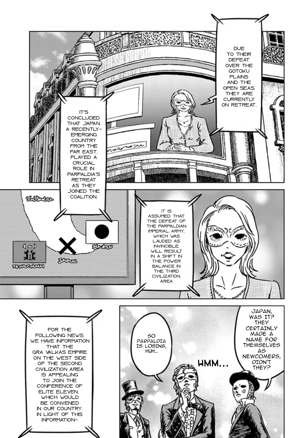 Nihonkoku Shoukan Chapter 36 page 9 - Chapter 36: Lumies' Declaration