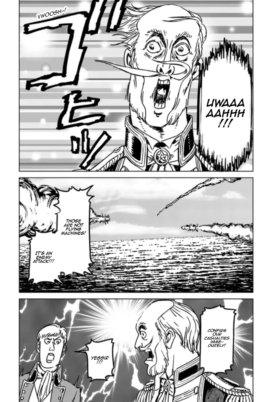 Nihonkoku Shoukan Chapter 41 page 14 - Chapter 41: Airstrike Begins