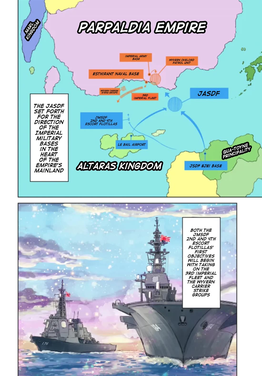 Nihonkoku Shoukan Chapter 41 page 4 - Chapter 41: Airstrike Begins