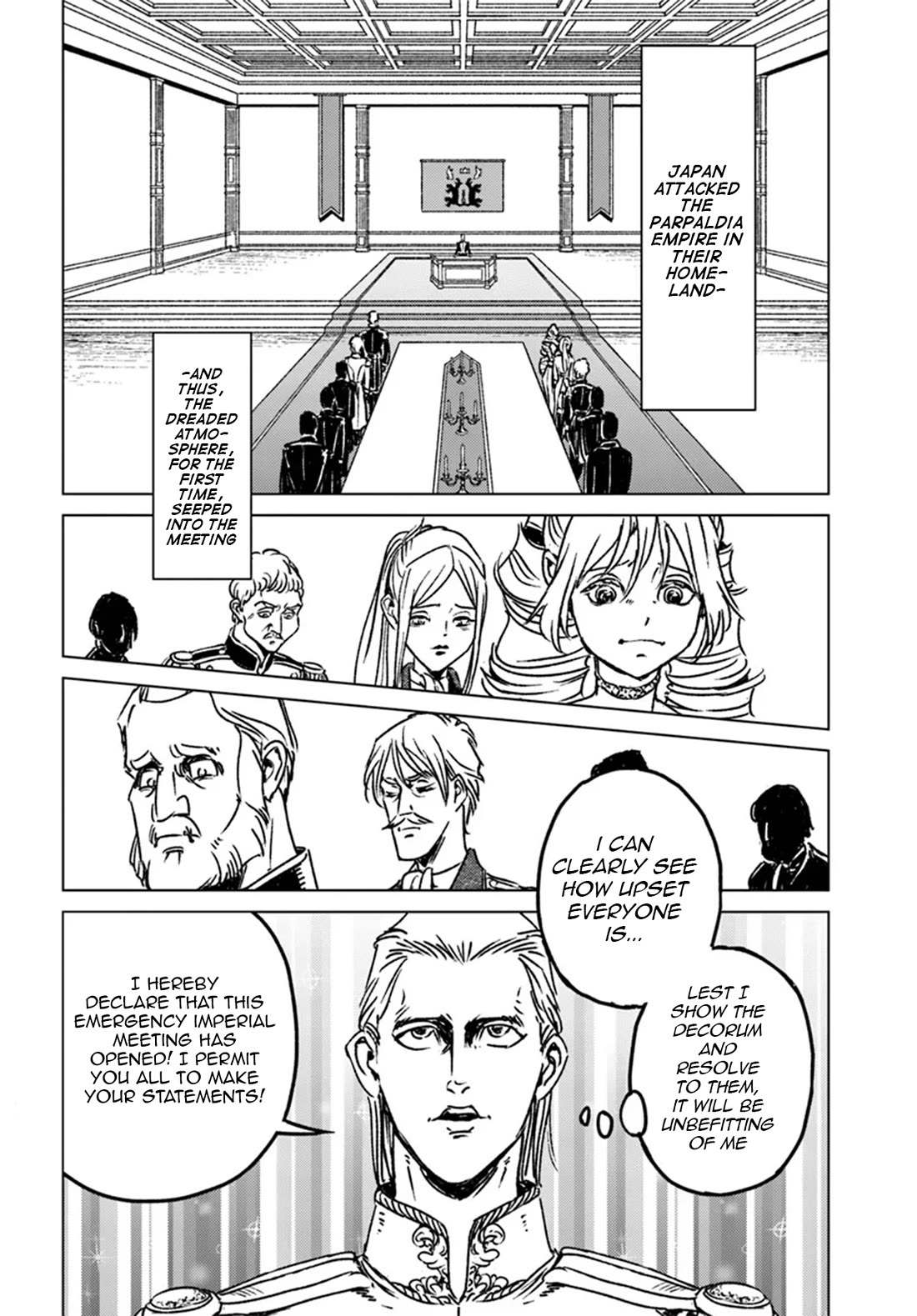 Nihonkoku Shoukan Chapter 44 page 8 - Chapter 44: Emergency Imperial Conference