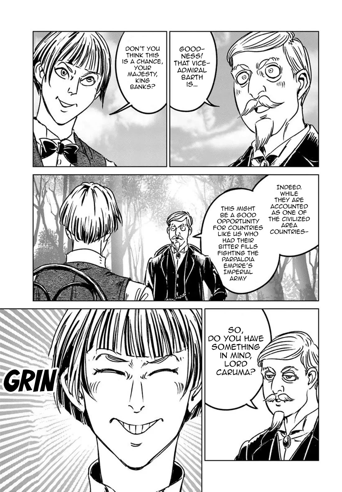 Nihonkoku Shoukan Chapter 45 page 19 - Chapter 45: Neighboring Countries in Motion