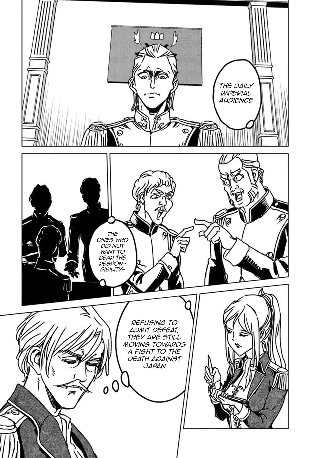Nihonkoku Shoukan Chapter 46 page 22 - Chapter 46: The Cornered Empire