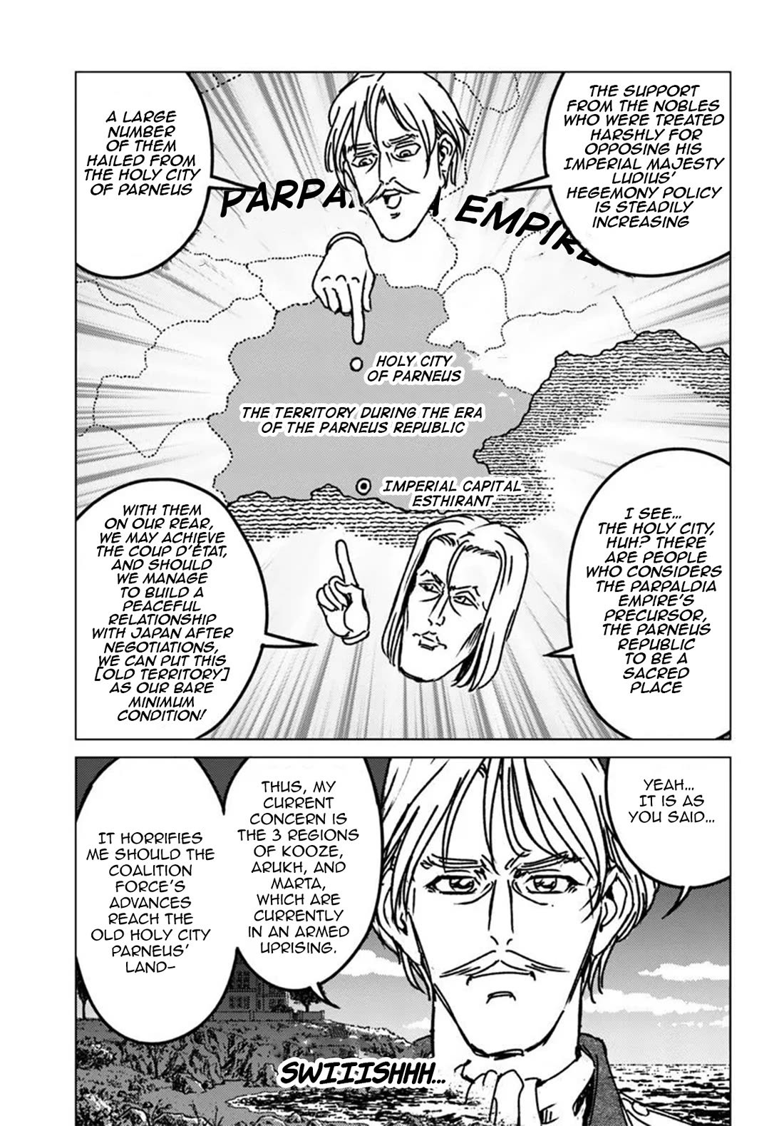 Nihonkoku Shoukan Chapter 46 page 31 - Chapter 46: The Cornered Empire