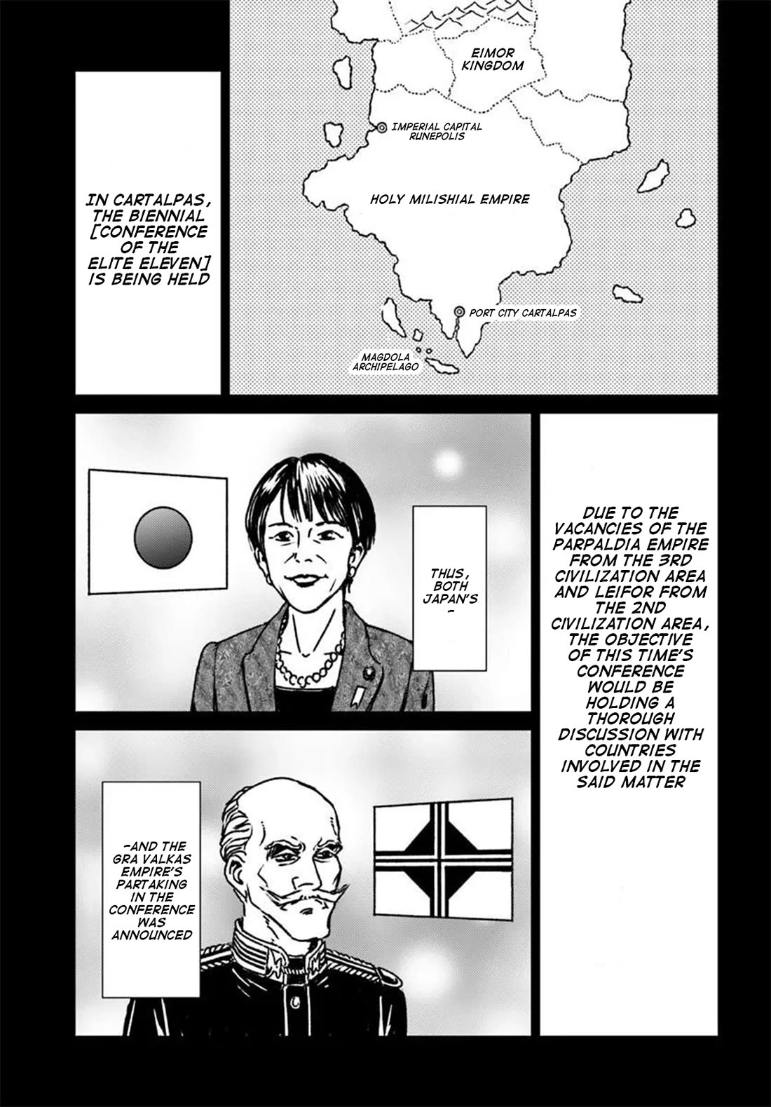 Nihonkoku Shoukan Chapter 53 page 8 - Chapter 53: The Eve of the Conference of The Elite Eleven