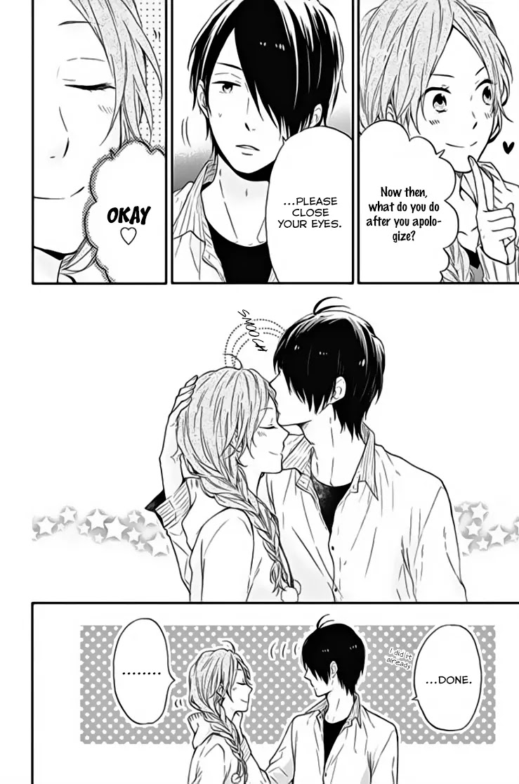 Nijiiro Days (MIZUNO Minami) Chapter 18.3 page 14 - Chapter 18.3: Forehead vs. Lips