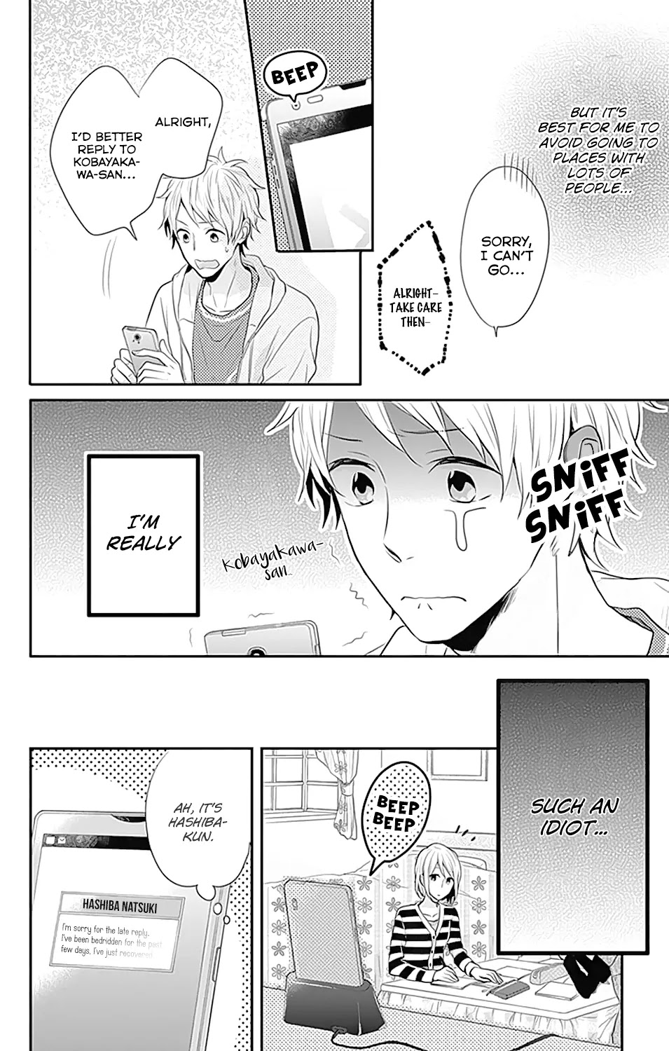 Nijiiro Days (MIZUNO Minami) Chapter 23 page 14 - Chapter 23: Crushed Hopes by a Cold