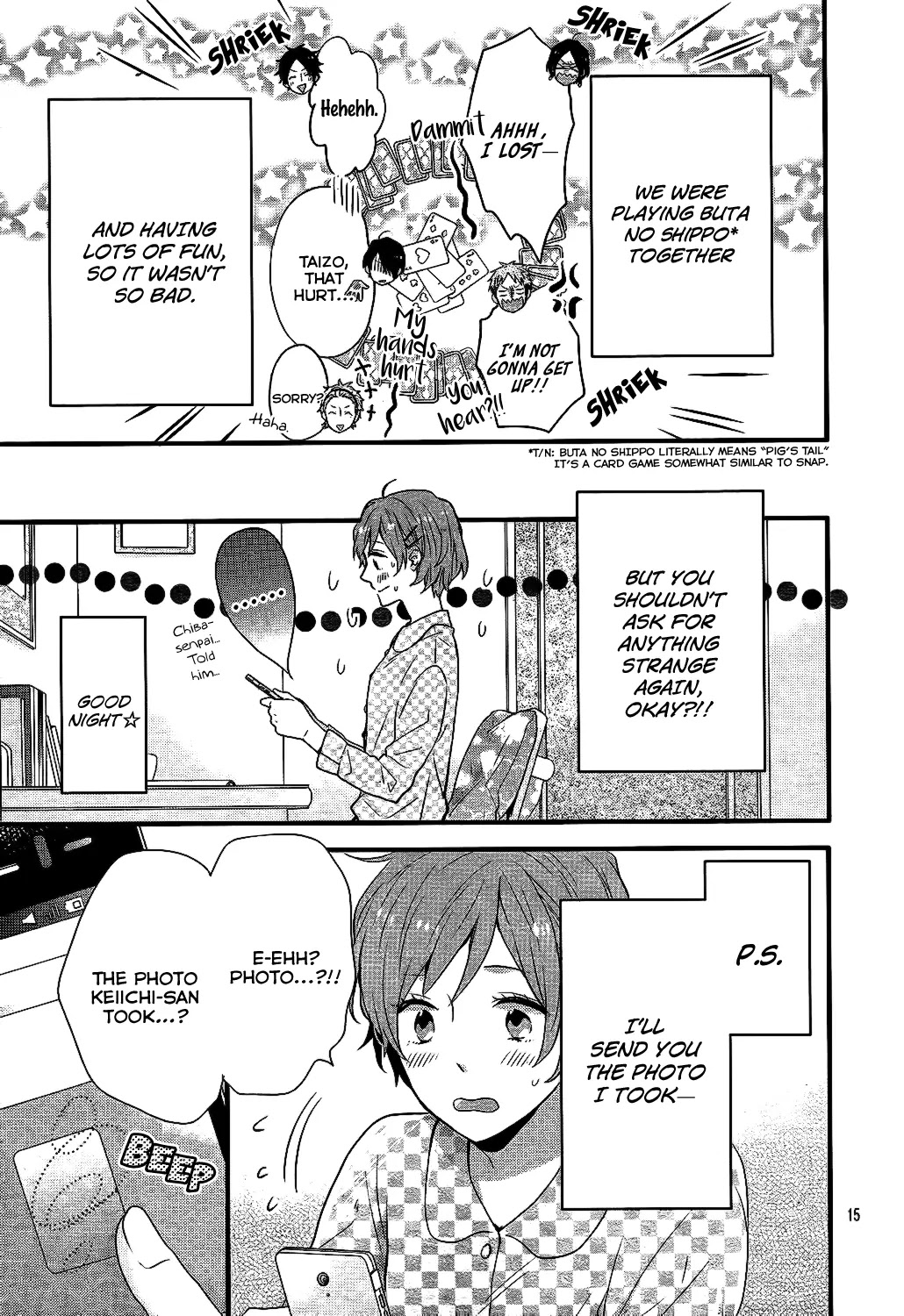 Nijiiro Days (MIZUNO Minami) Chapter 32.5 page 16 - Chapter 32.5: Awesome Photo Challenge