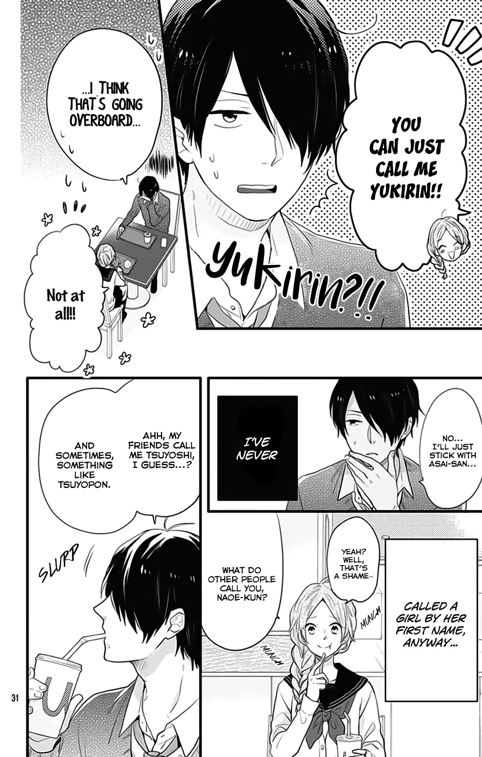 Nijiiro Days (MIZUNO Minami) Chapter 41.5 page 34 - Chapter 41.5: Tsuyopon & Yukirin Act.2