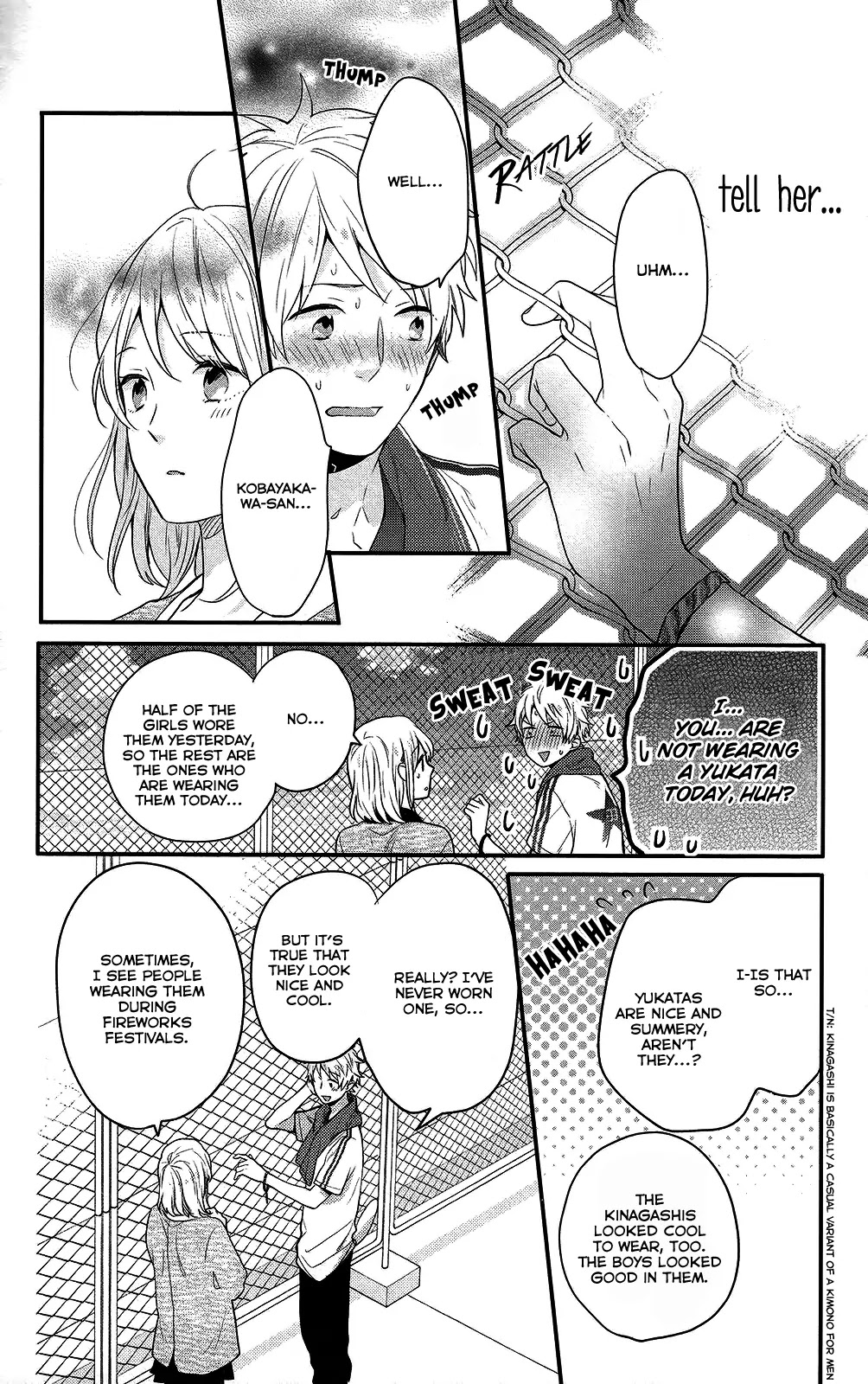 Nijiiro Days (MIZUNO Minami) Chapter 46 page 33 - Chapter 46: Sneaking Up to the Rooftop to Talk About Yukata