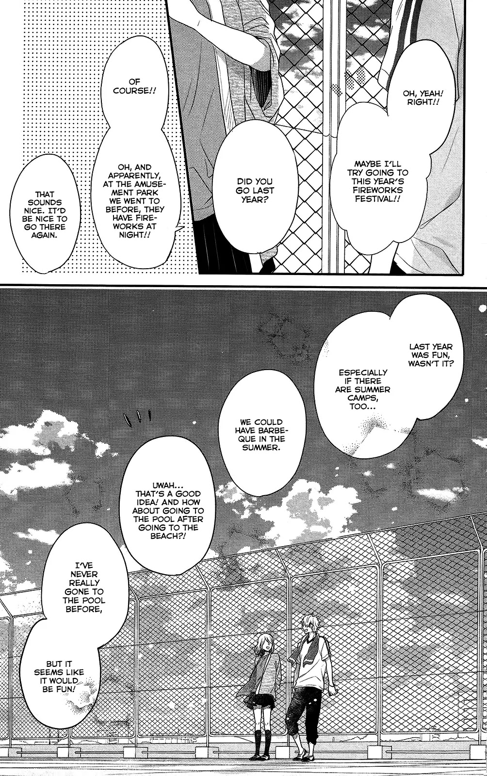 Nijiiro Days (MIZUNO Minami) Chapter 46 page 34 - Chapter 46: Sneaking Up to the Rooftop to Talk About Yukata
