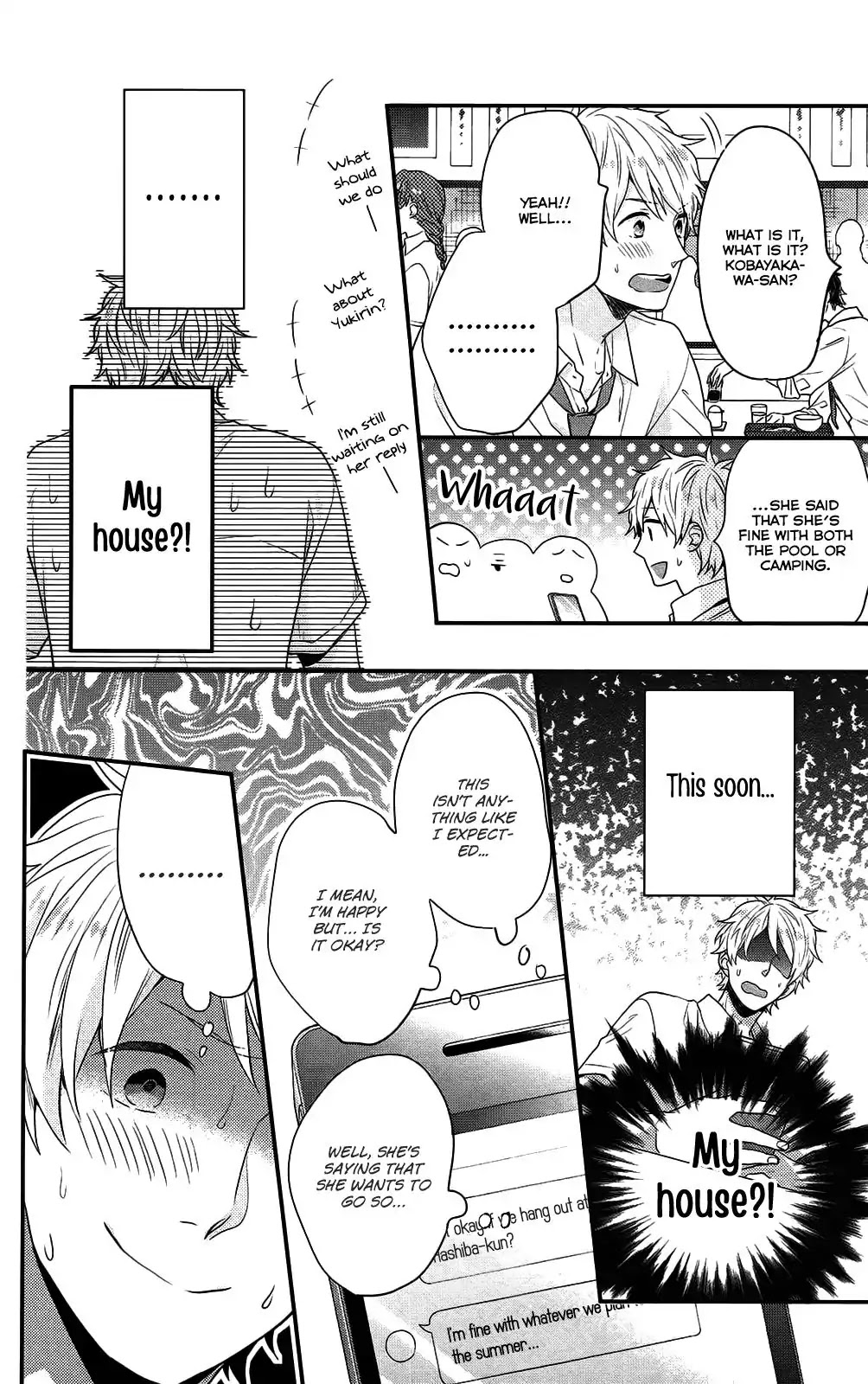 Nijiiro Days (MIZUNO Minami) Chapter 48 page 14 - Chapter 48: Getting Your Girlfriend Wet the Wrong Way