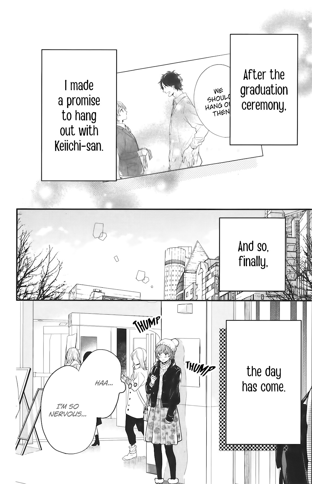 Nijiiro Days (MIZUNO Minami) Chapter 57.2 page 3 - Chapter 57.2: Kei-chan and Nozomi