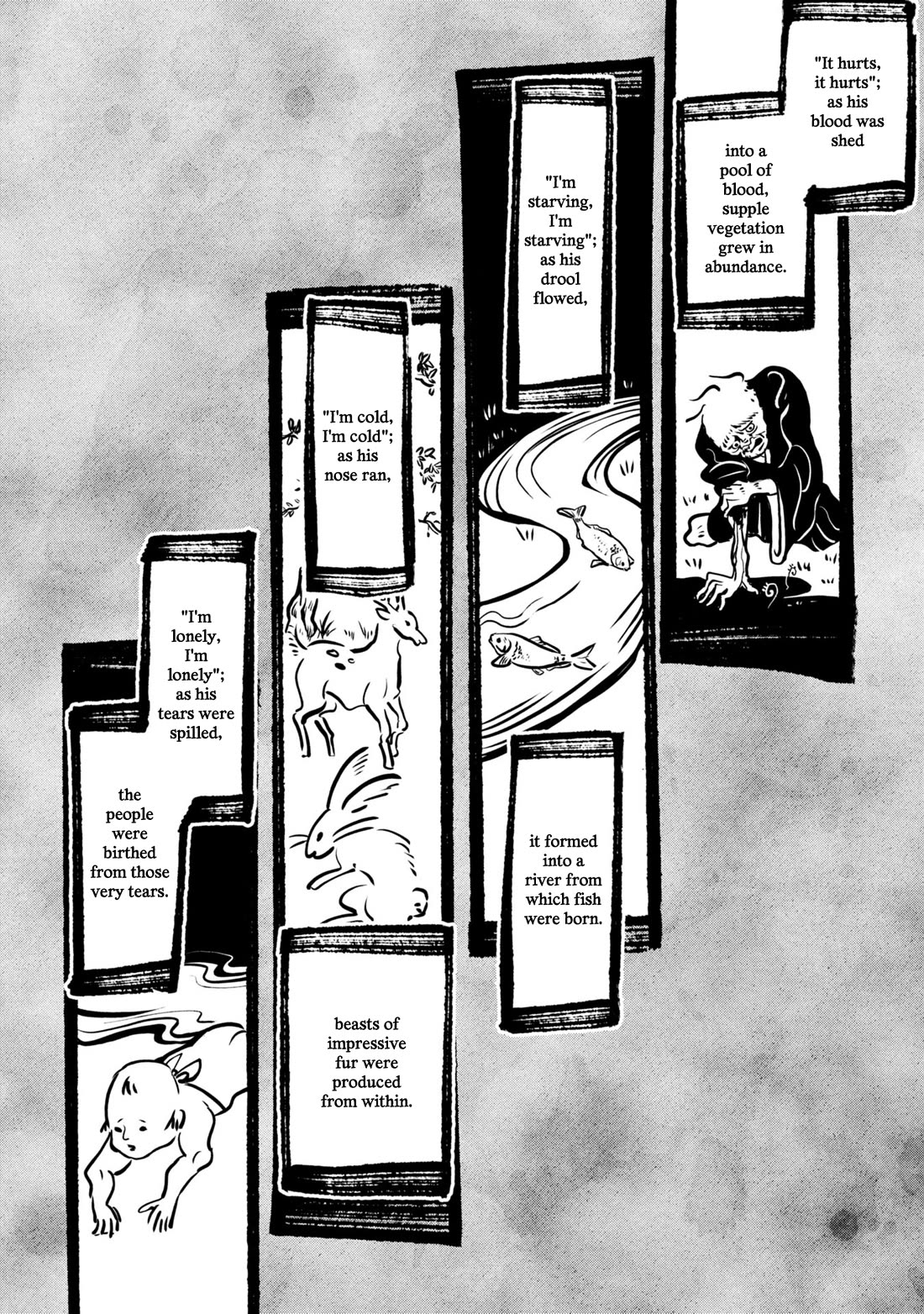 Nikubami Honegishimi Chapter 11.1 page 6 - Chapter 11.1: Birth-Monk's Well (Former)