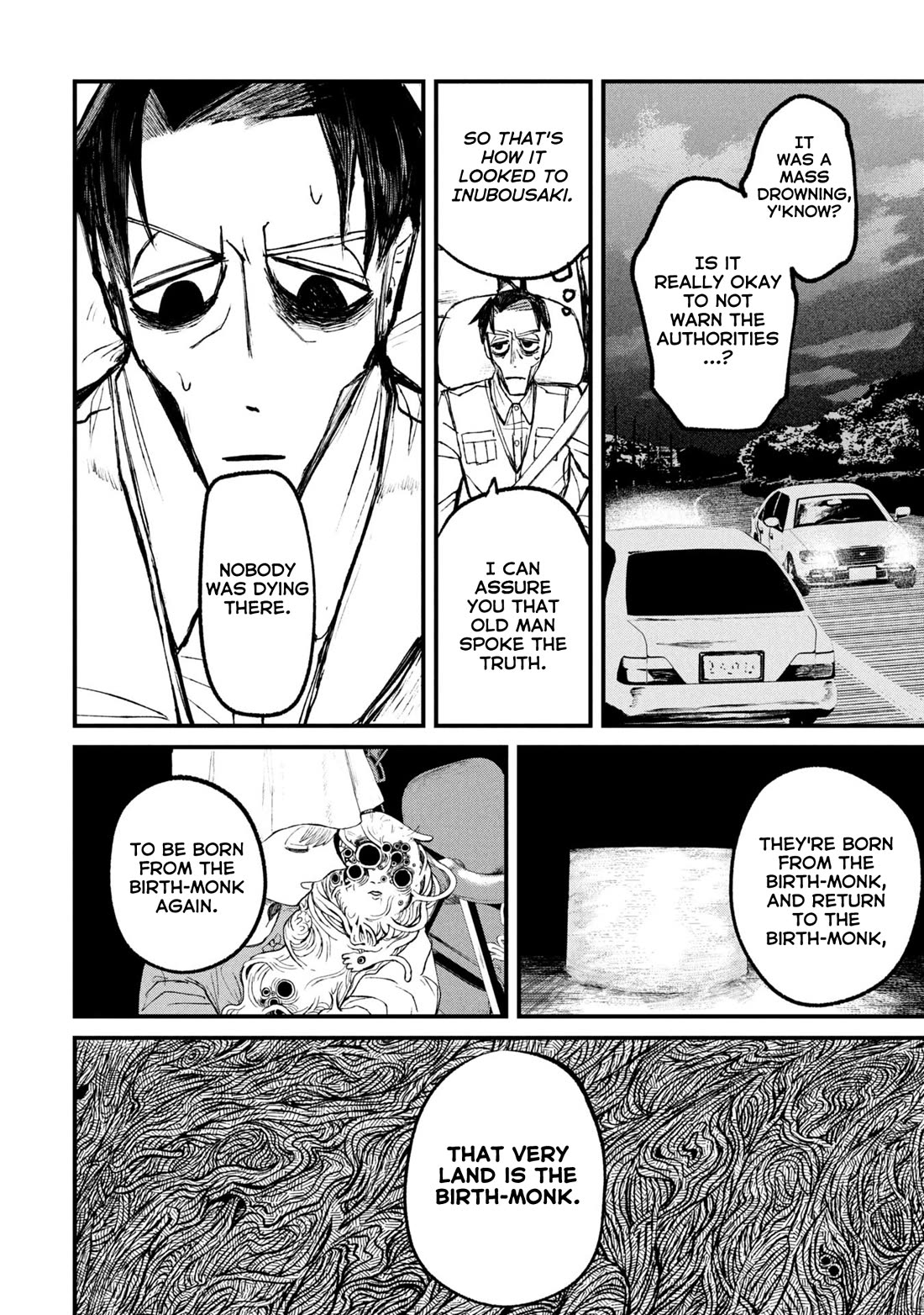 Nikubami Honegishimi Chapter 11.3 page 19 - Chapter 11.3: Birth-Monk's Well (Latter)