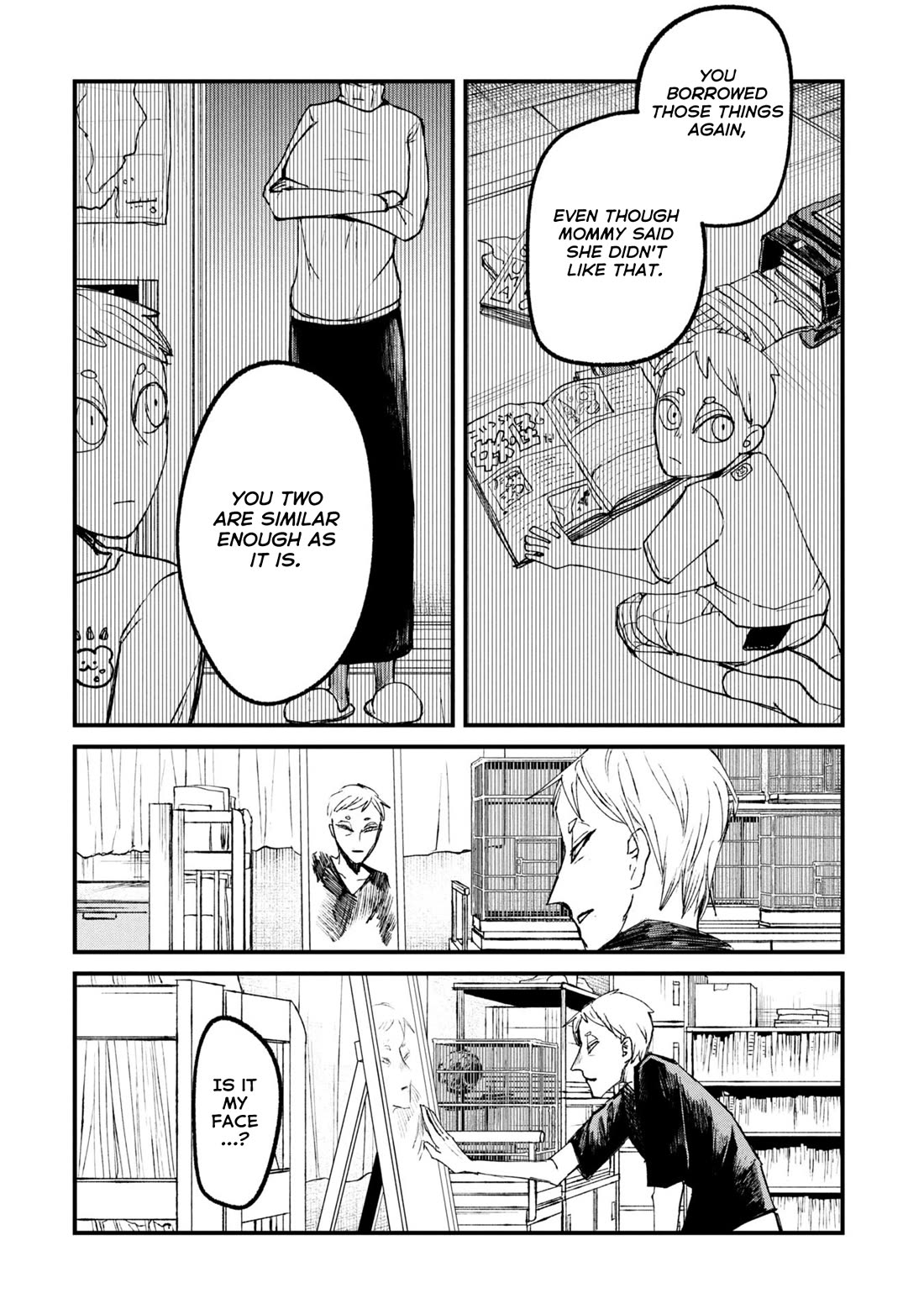 Nikubami Honegishimi Chapter 12.1 page 2 - Chapter 12.1: Daruma's Eye-picking Hour (Former)