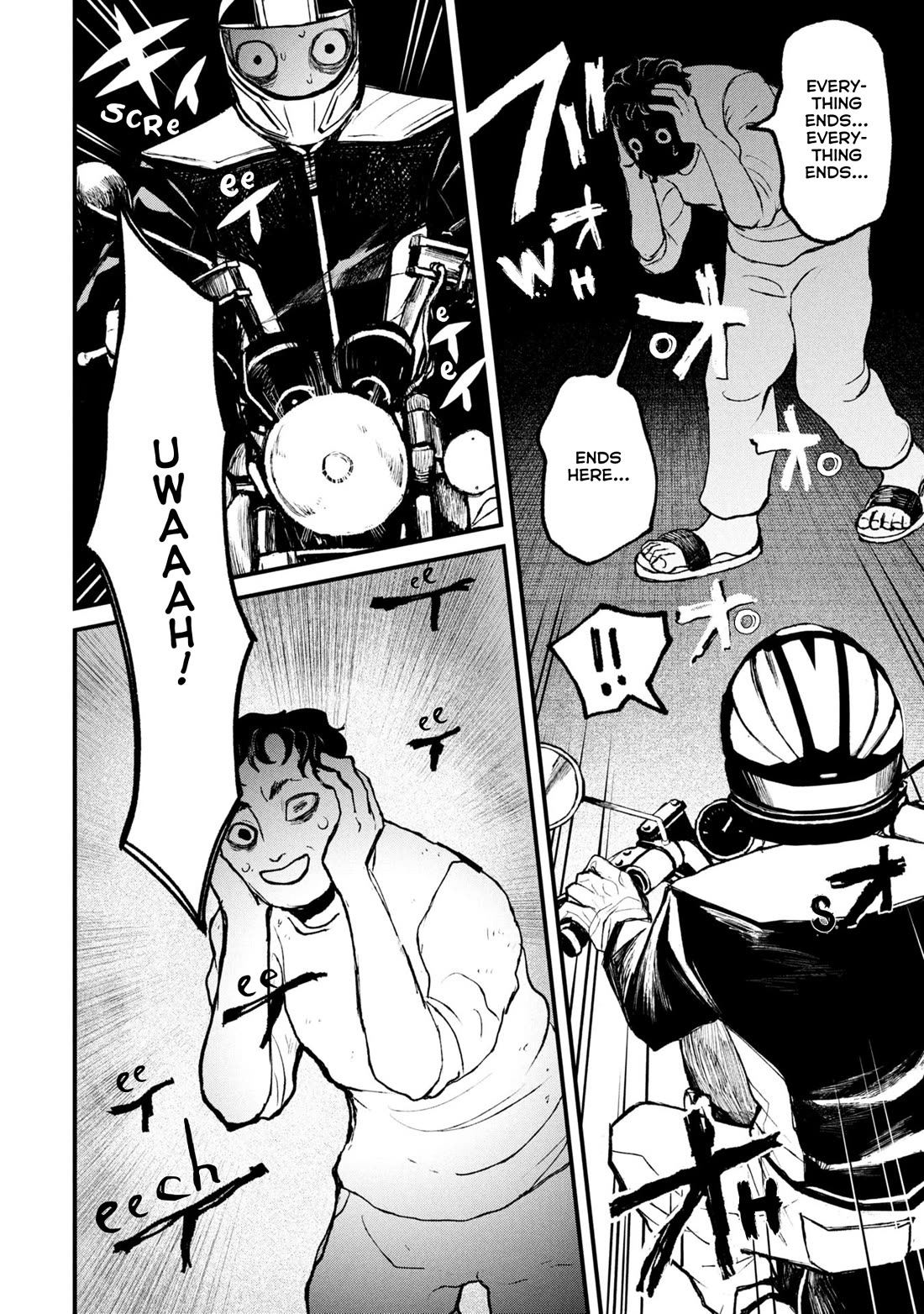 Nikubami Honegishimi Chapter 15.1 page 2 - Chapter 15.1: Flashing Lives ①
