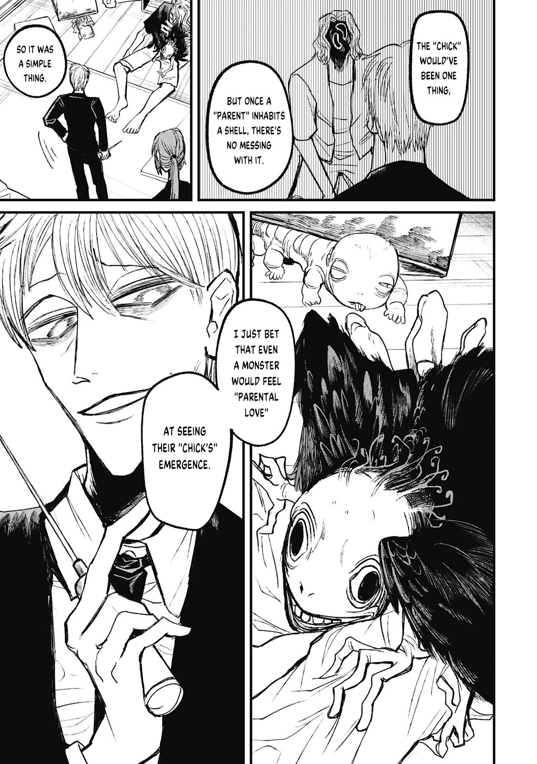 Nikubami Honegishimi Chapter 17.3 page 14 - Chapter 17.3: Nest-borrowing Specter (Latter)