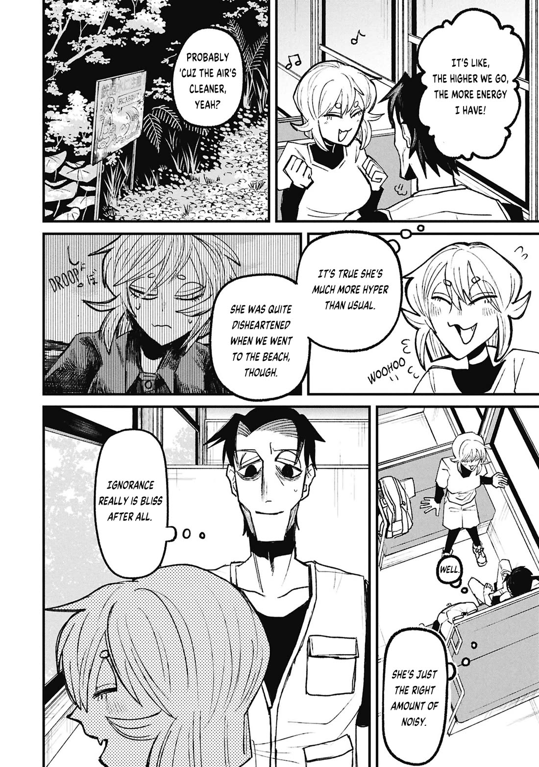 Nikubami Honegishimi Chapter 19.1 page 10 - Chapter 19.1: Mountain Mermaids of the Serpentine Straight Road (Former)